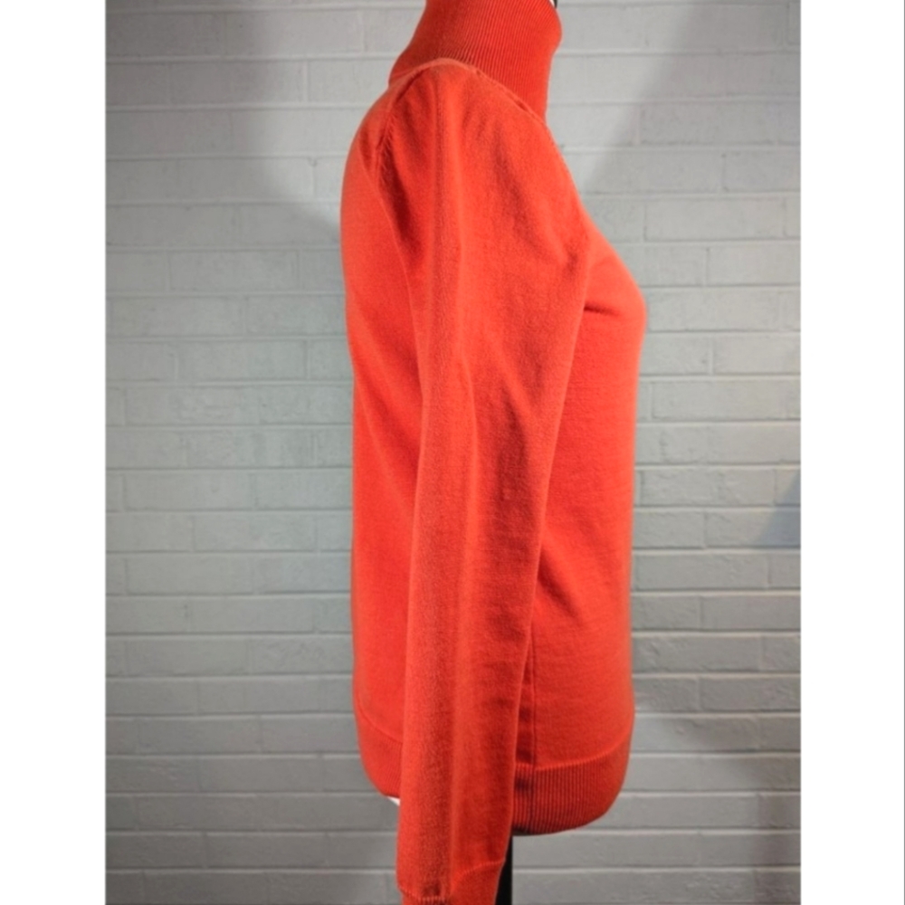 🧡🍊RALPH LAUREN Orange Turtleneck - Picture 3 of 7